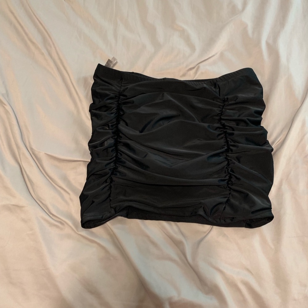 Torrid ruched swim skirt